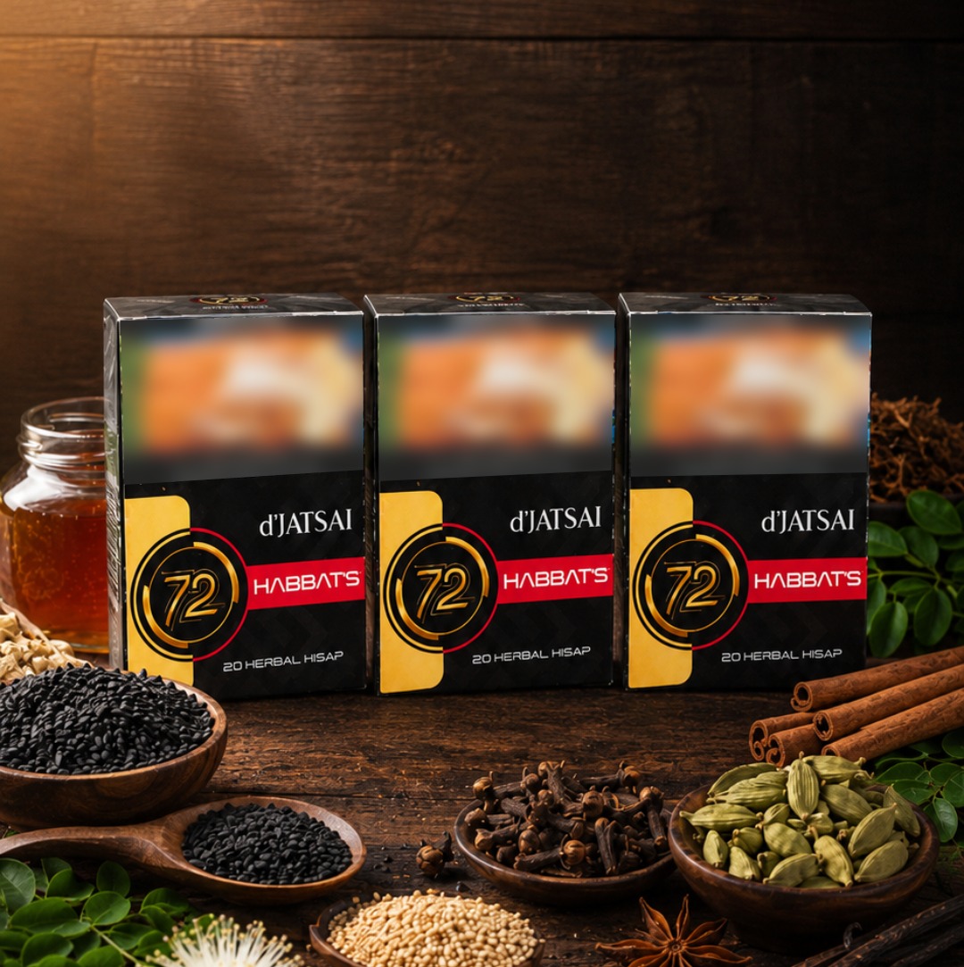 Paket jumbo 72 Habbat's (20) - Herbalhisap rempah 10 bungkus (1 slop)